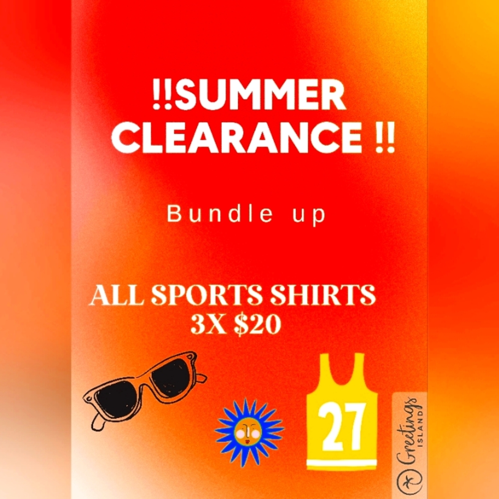 ‼️ SUMMER CLEARANCE ‼️